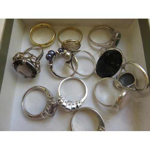 115 - Quantity of Silver Rings