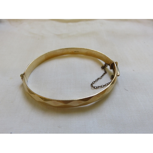 127 - Yellow Metal Bangle