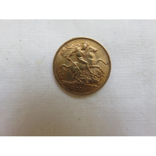 140 - 1911 George V Half Sovereign