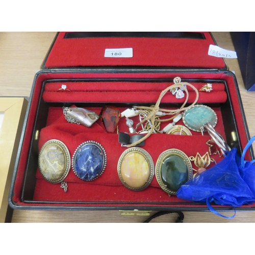 180 - Quantity of Brooches and Other Costume Jewellery