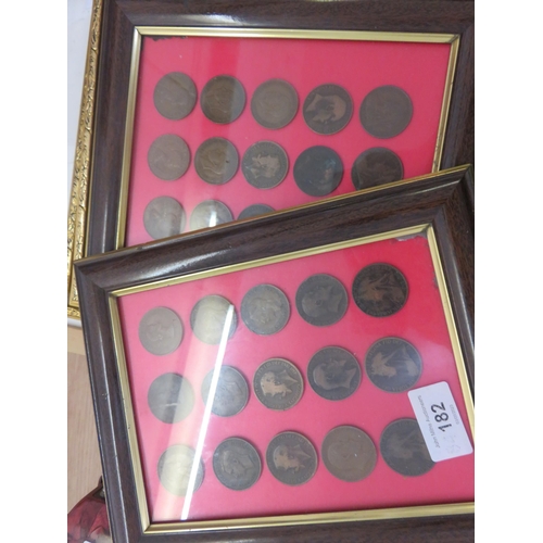 182 - Six Framed Coin Sets