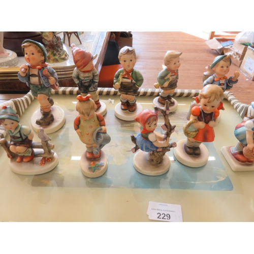 229 - Ten Hummel Figures