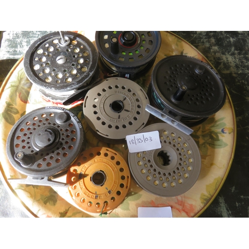 261 - Tray Containing Fly Reels and Line