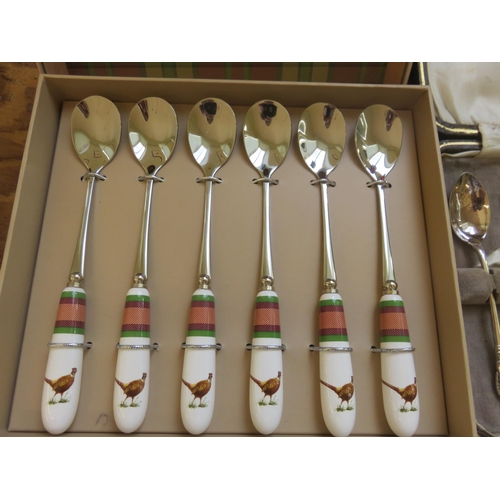 312 - Quantity of Cutlery including Six Spode Teaspoons