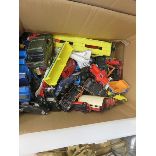 337 - Box with Various Toy Cars