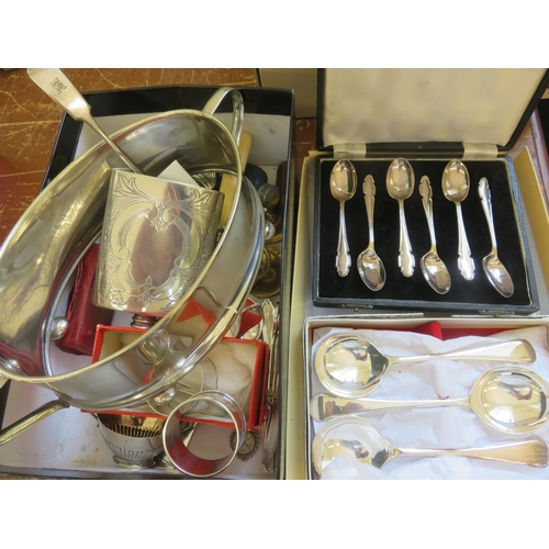 340 - Quantity of Cutlery and Plated Items