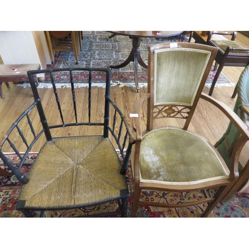 428 - Two Odd Bedroom Chairs