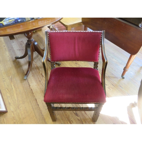 431 - Mahogany Framed Carver Chair