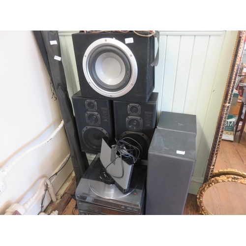 458 - Quantity of Electronics Speakers, CD Player Etc