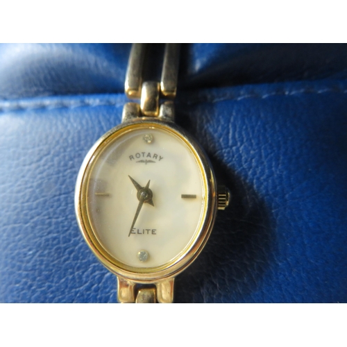 64 - 9ct Gold Cased Rotary Ladies Wristwatch