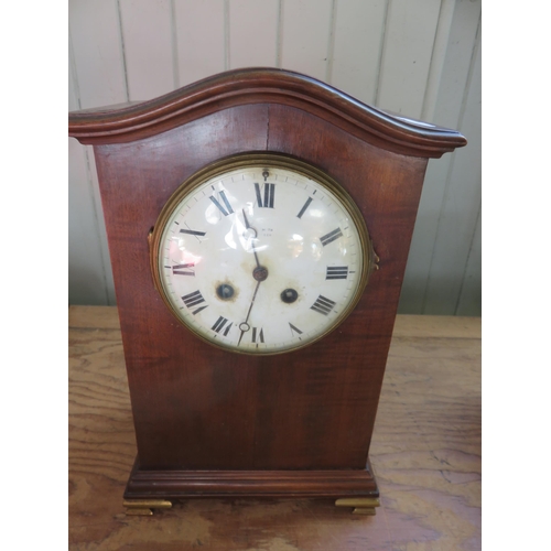 317A - Mahogany Cased Mantel Clock