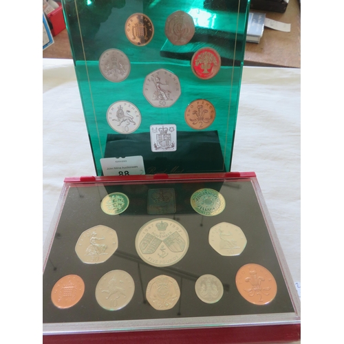 88 - Two Royal Mint Proof Sets - One with £5 Coin