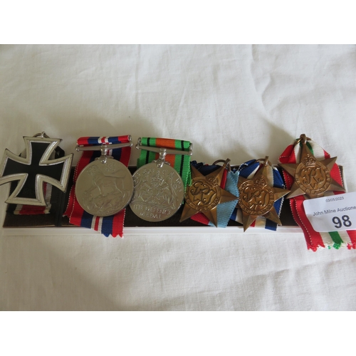 98 - Five Second World War Campaign Medals and One Other