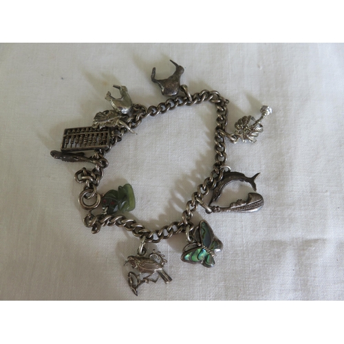 99 - Silver Charm Bracelet