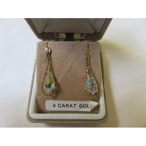 62 - 9ct. Gold Dress Earrings