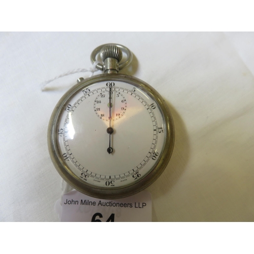 64 - WW1 British Military Double split-second artillery timer, PATT.4. No 40830