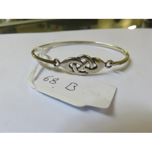 68B - Silver Bangle