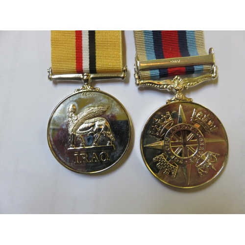 332 - Afghanistan and Iraq Medals and Papers, re-issues due to loss