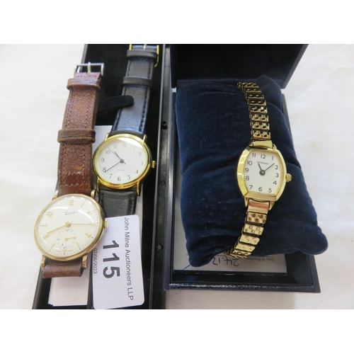 115 - Three Wrist Watches, Sekonda, Everite and one other