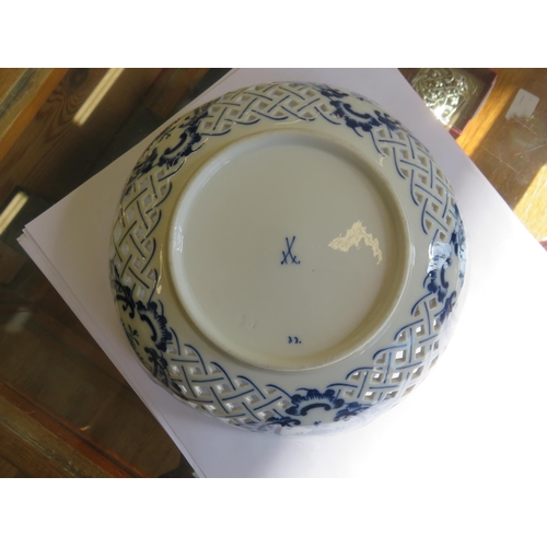 315 - Possible Meissen Blue and White Bowl