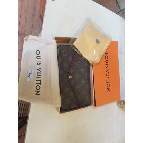 249 - Boxed Lois Vuitton Leather Crossbody Bag