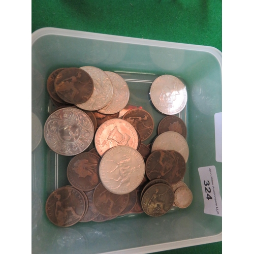 324 - Quantity of Pre-decimal British Coins