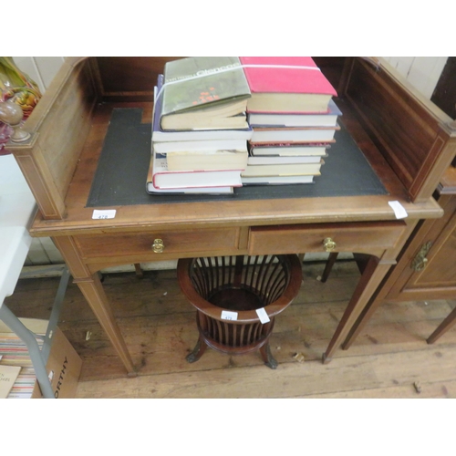 478 - Inlaid Mahogany Ladies Writing Desk