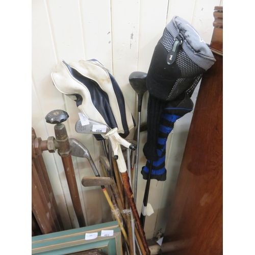 484 - Quantity of Mixed Golf Clubs