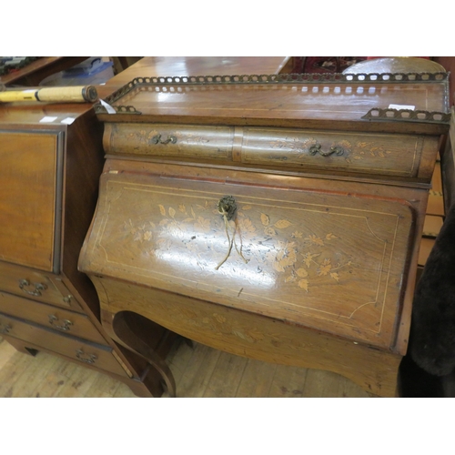 503 - Marquetry Inlaid Ladies Bureau