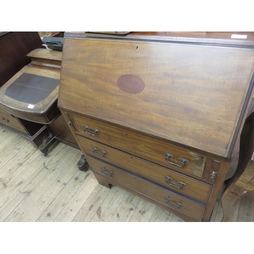 504 - Inlaid Mahogany Writing Bureau