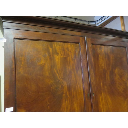 528 - Mahogany Linen Press