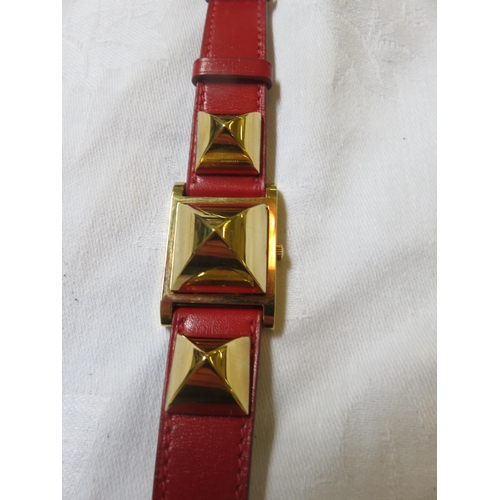 70 - Hermes Medor Ladies Wristwatch - in Case