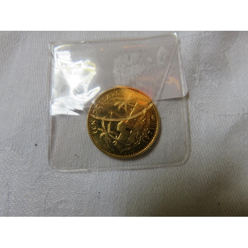 78 - 1971 Bahamas 10 Dollar Gold Coin