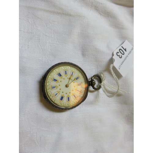 103 - Silver Swiss Pocket Watch