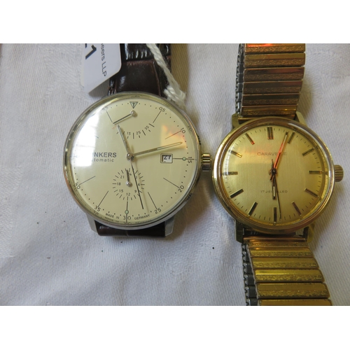 121 - Junkers and Caravelle Gents Wrist Watches