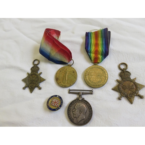 137 - Five WWI Service Medals - Awarded to 1967 Corporal C. McCombie R.F.C.