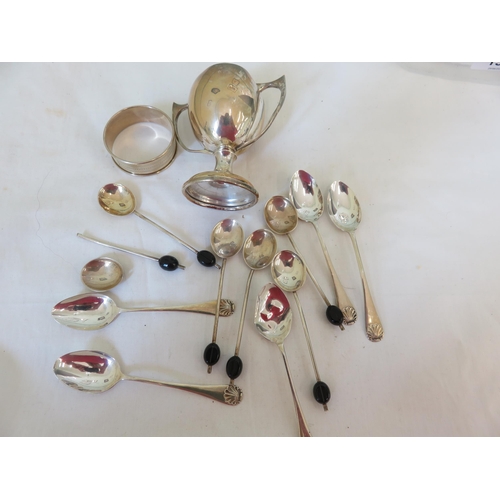 155 - Silver Cutlery and Other Silver