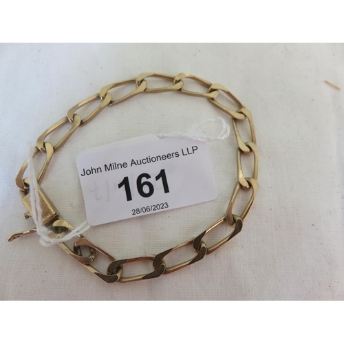 161 - Gilt Metal Link Bracelet