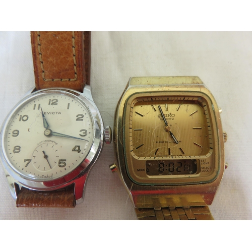 183 - Early Seiko Analogue Digital Watch and an Invicta Watch