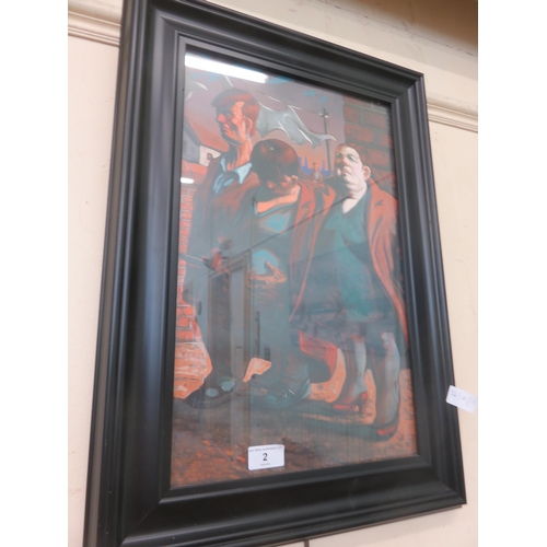 2 - Framed Peter Howson Print