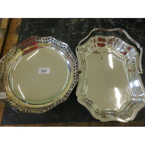 276 - Two Silver Plated Bon Bon Baskets