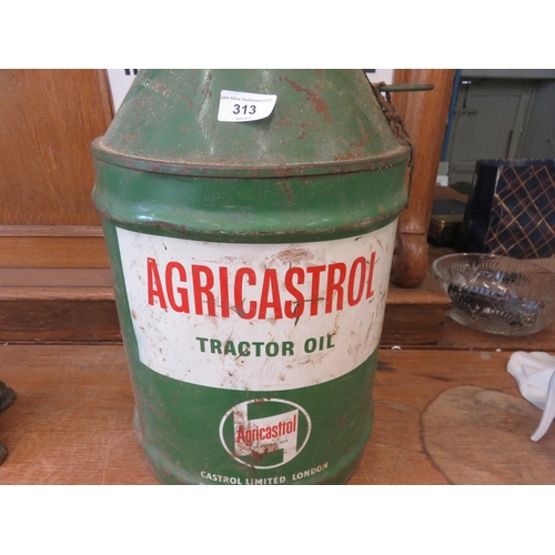 313 - Agricastrol Tractor Oil Tank