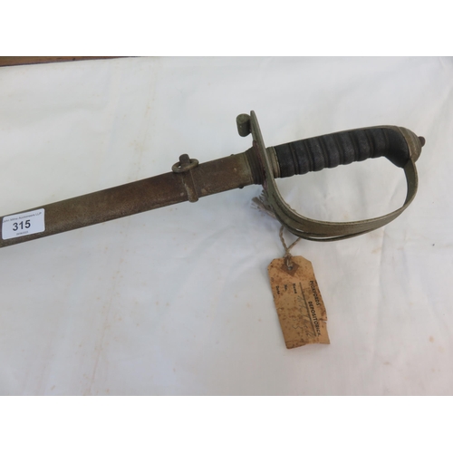 315 - Officers Dress Sword