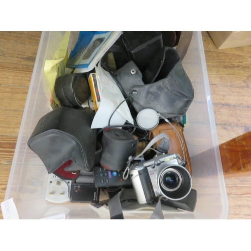 356 - Box of Various Cameras