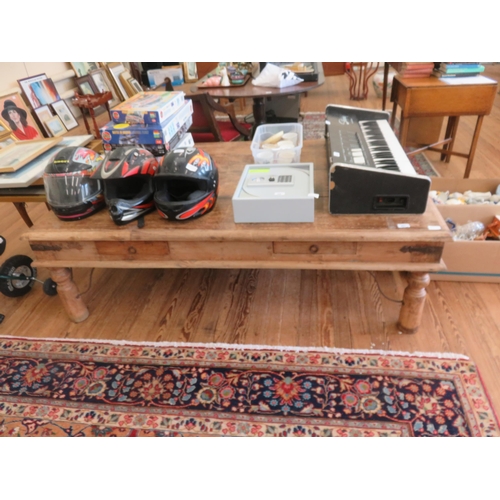 461 - Large Hardwood Coffee Table