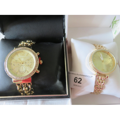 62 - Two Ladies Wristwatches 