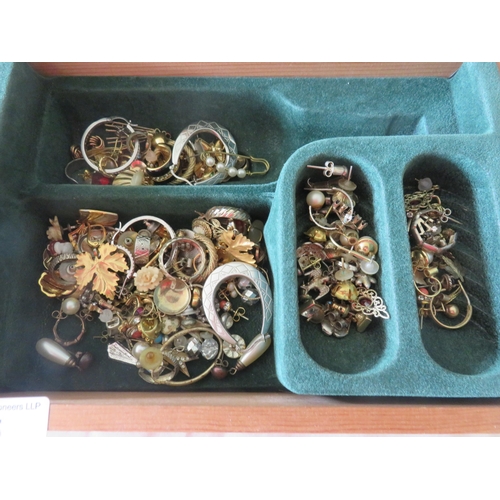 65 - Box of Earrings, Gold and Others