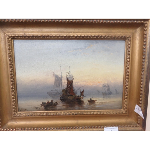 4 - Pair of Gilt Framed Oil Paintings - 