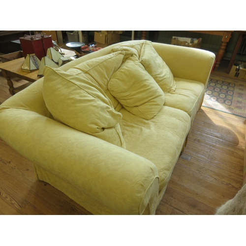 450 - Upholstered Two Seat Couch with Loose Covers