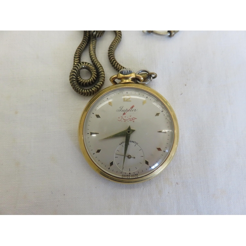 159A - Gold Plated Jupiter Pocket Watch